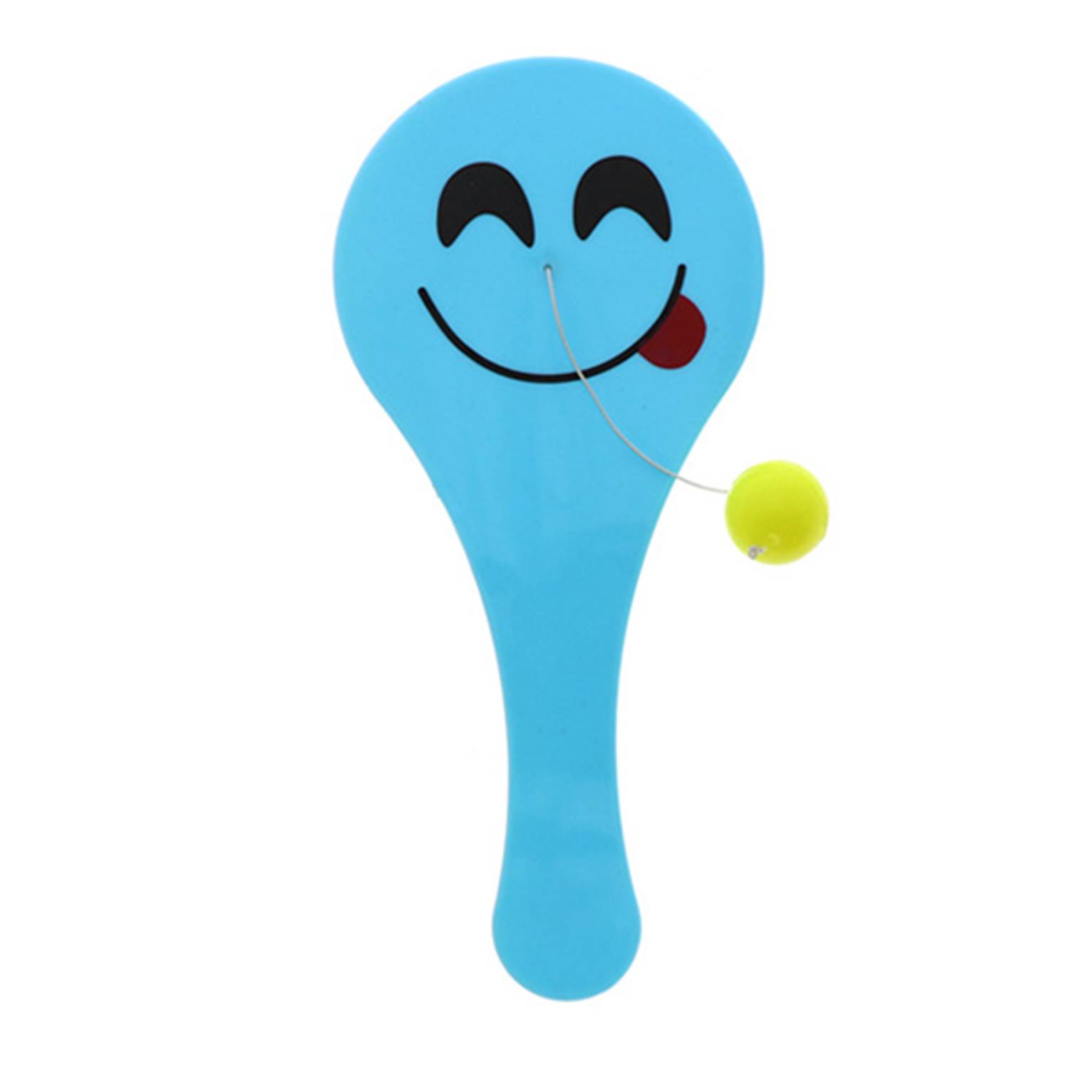 Mini Smile Face Paddle Ball w/ String 5