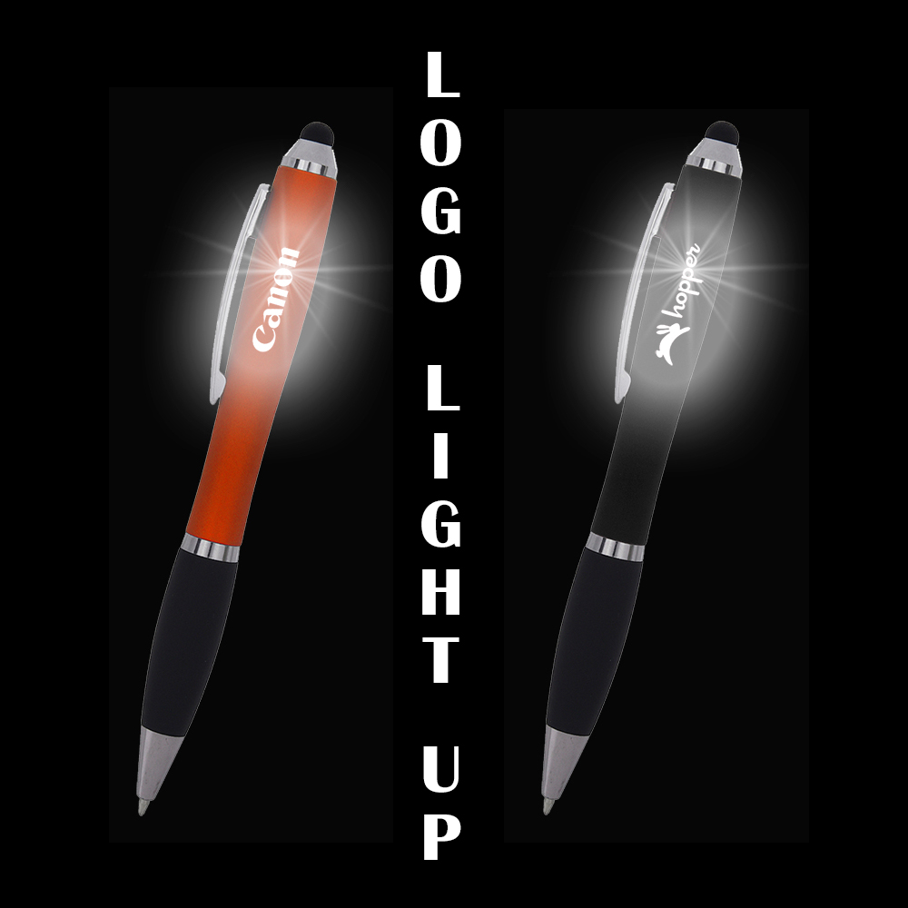 Logo Light UP Stylus Ball Pen 2