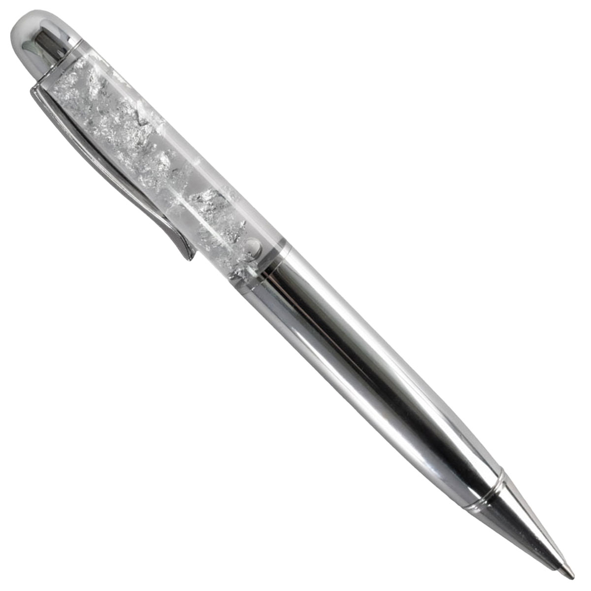Floating Silver Flake Pen 2
