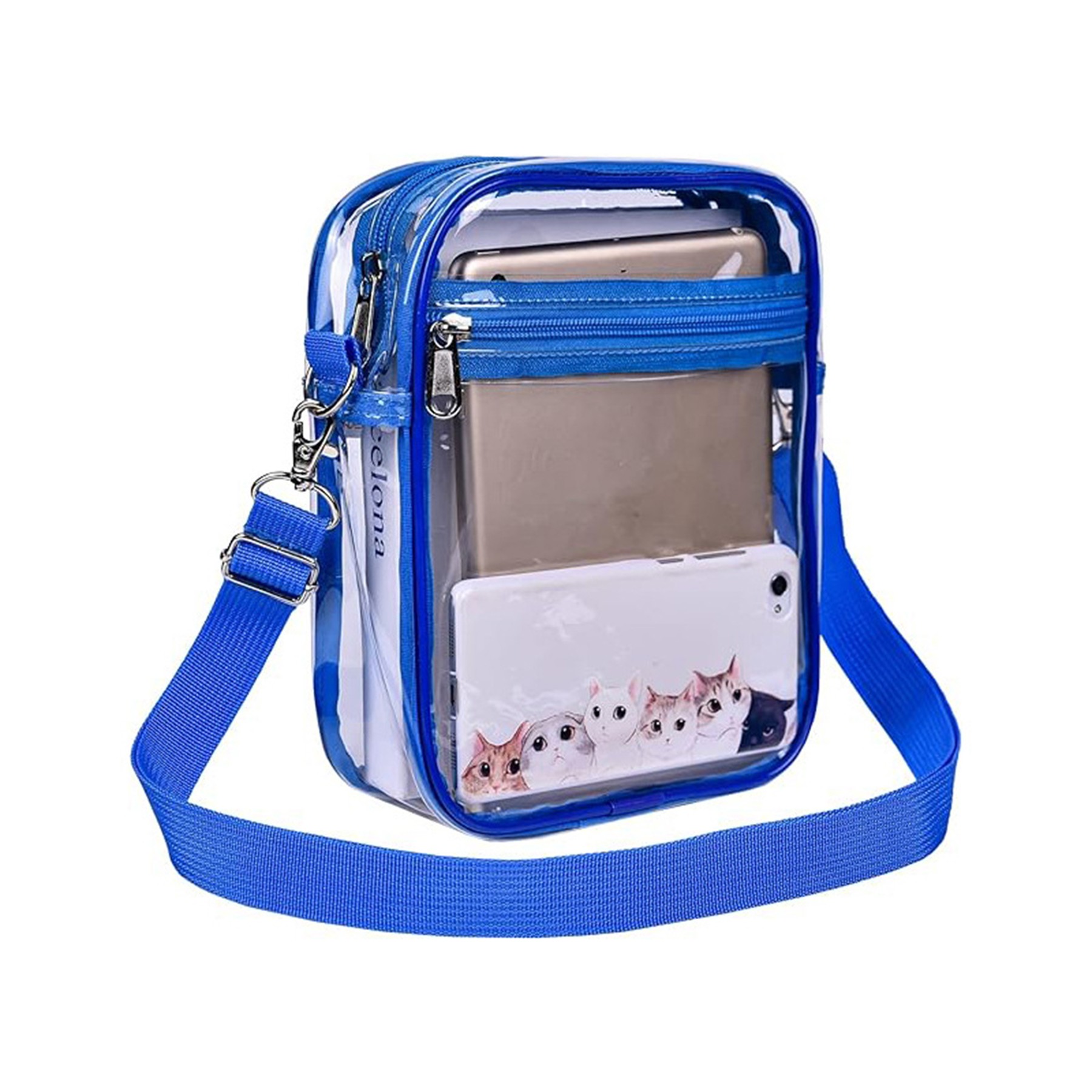 40 Silk PVC Coin Purse Shoulder Crossbody Waterproof Storage 6