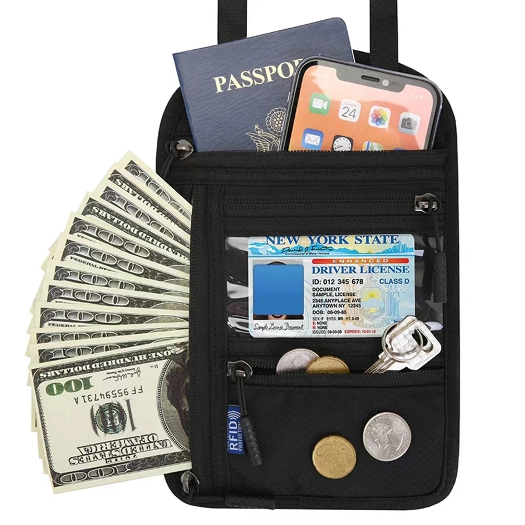 RFID Blocking Passport Wallet for Men Women 9