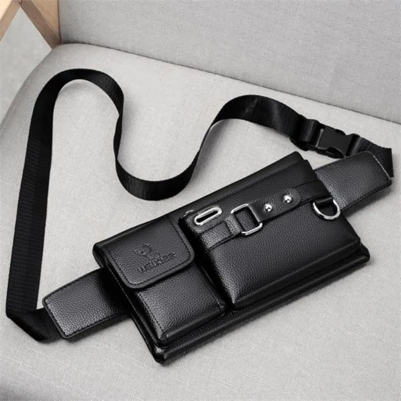 PU Leather Chest Bag 9