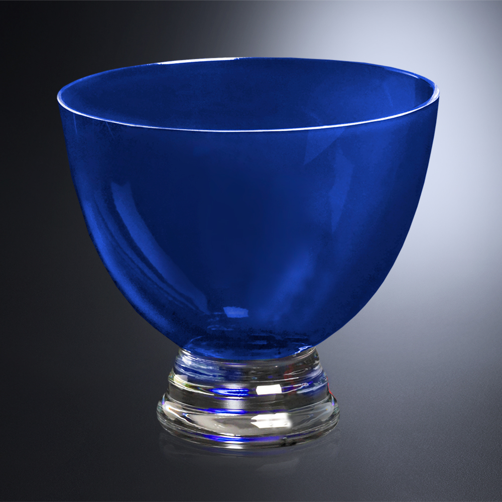 Cobalt Pedestal Bowl 6