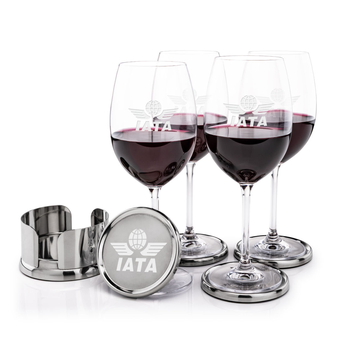 Baldoni Coasters & Blyth Wine Set