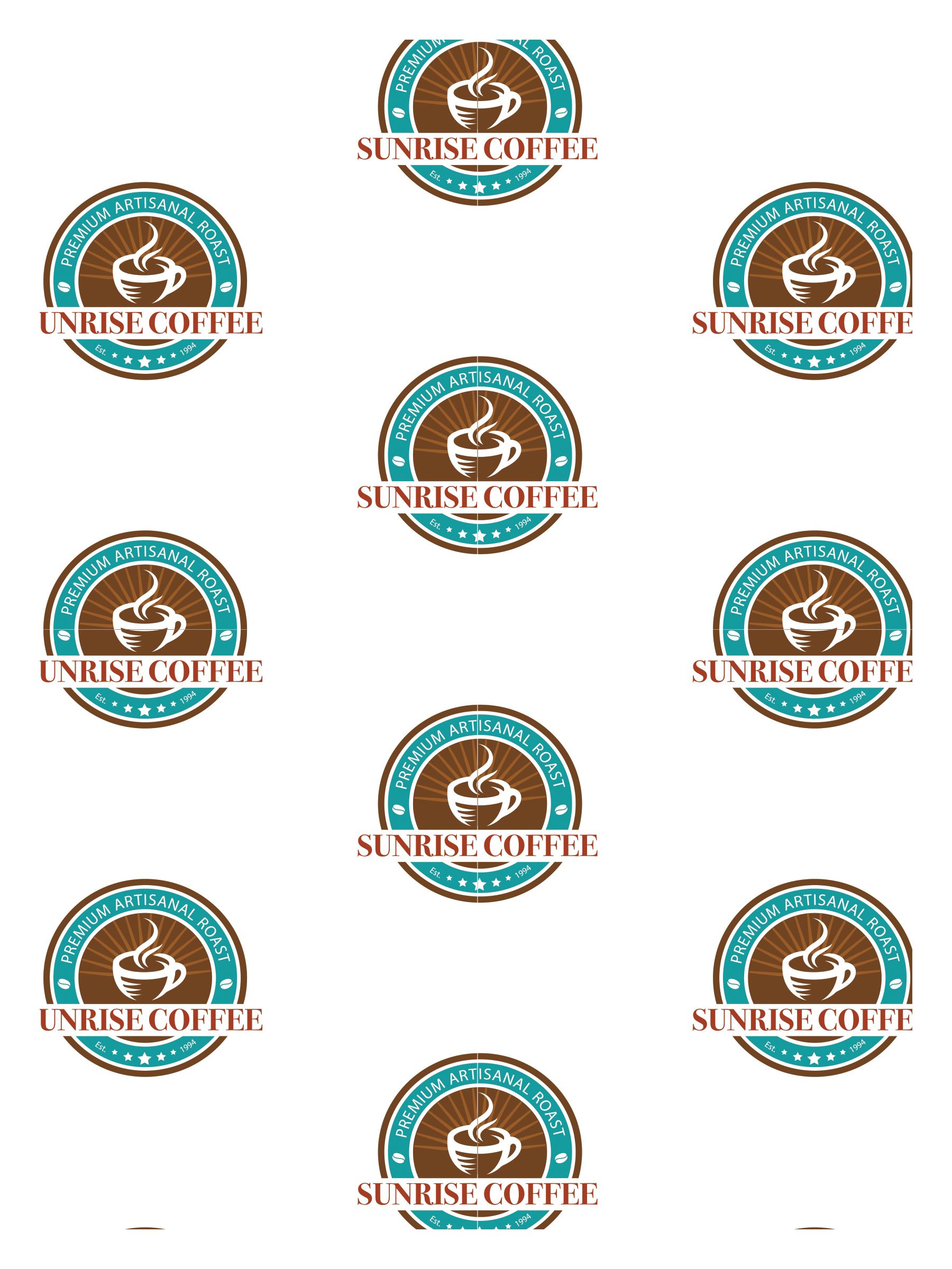 Full Color 1-Sided Food Safe Paper (6" x 8")