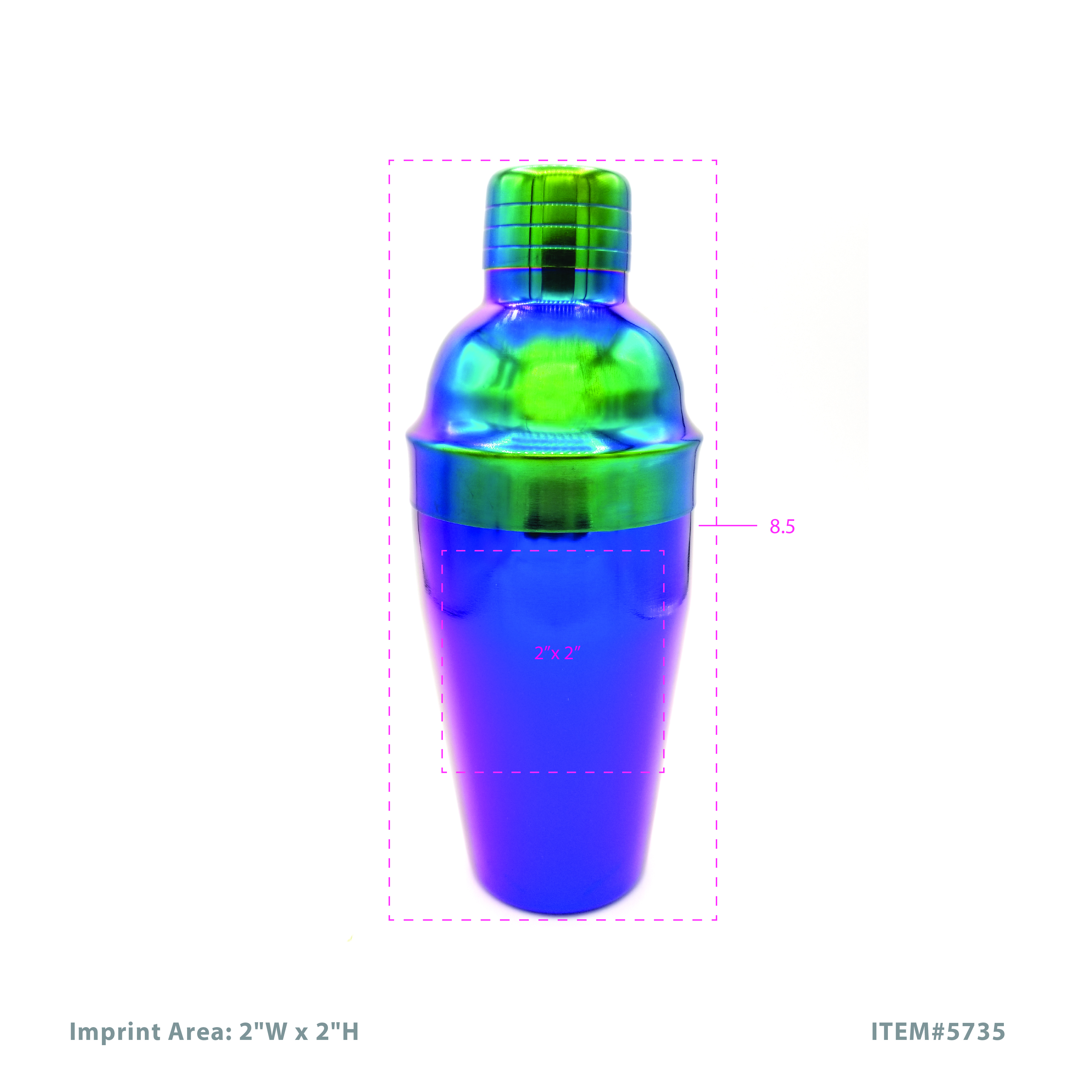 Blush® Mirage Rainbow Shaker 1