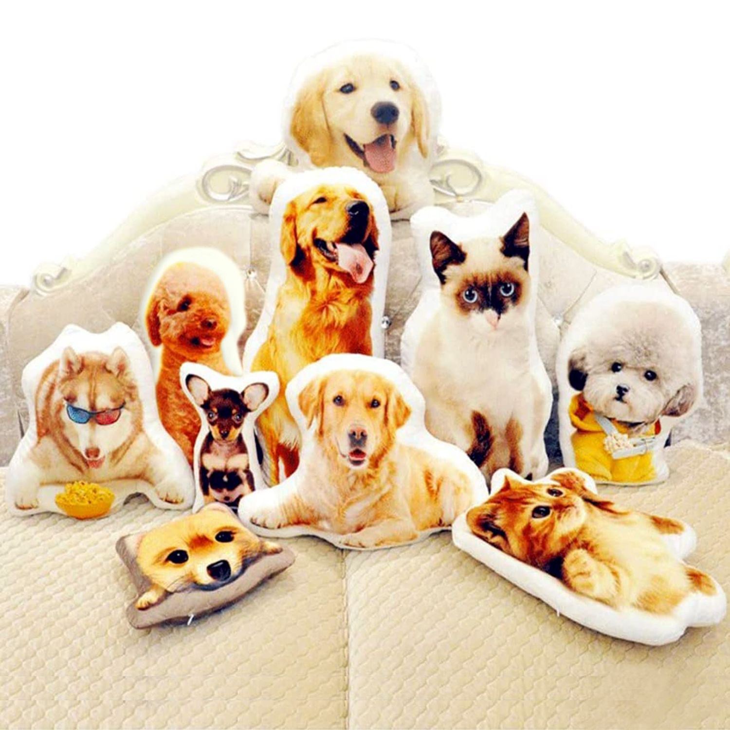 70" USA Made Human Size & Shape Sublimation Pillow Full Color 3