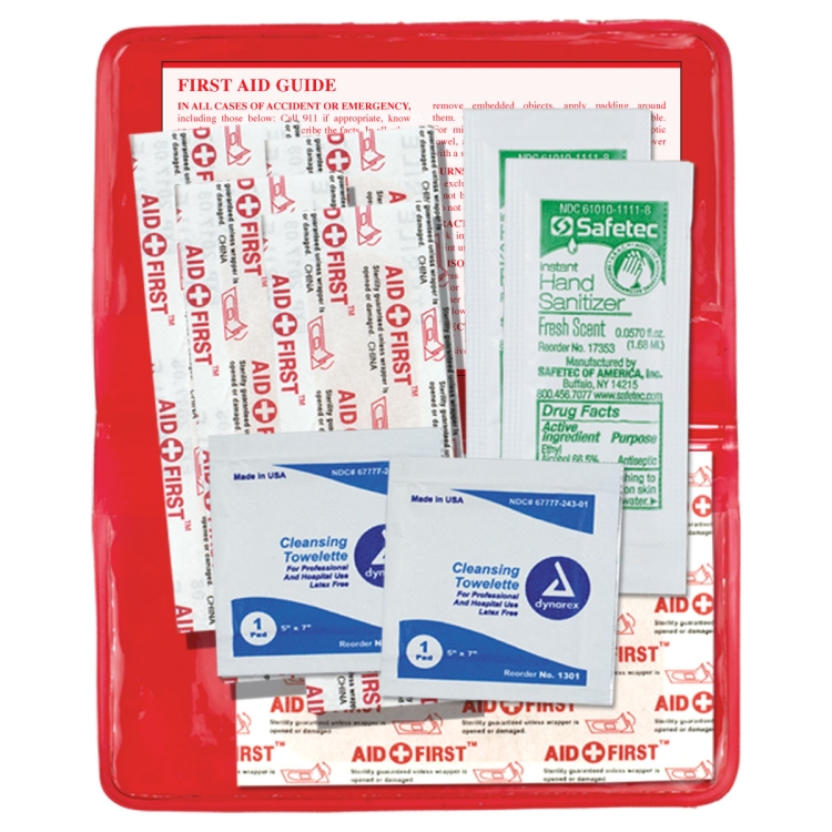 "MESS-NO-MORE XL" 10 Piece Stay Clean First Aid Kit 17