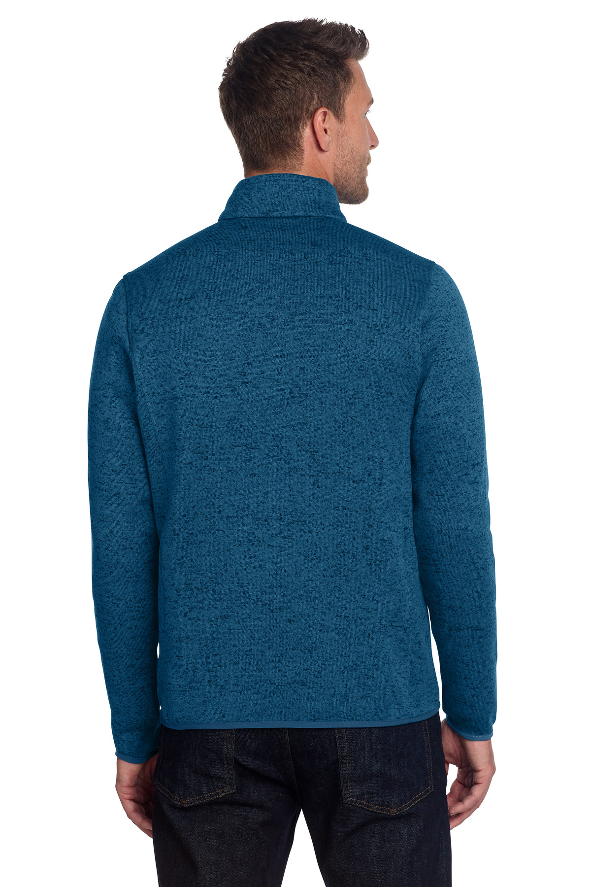 Port Authority Sweater Fleece Jacket. F232 18