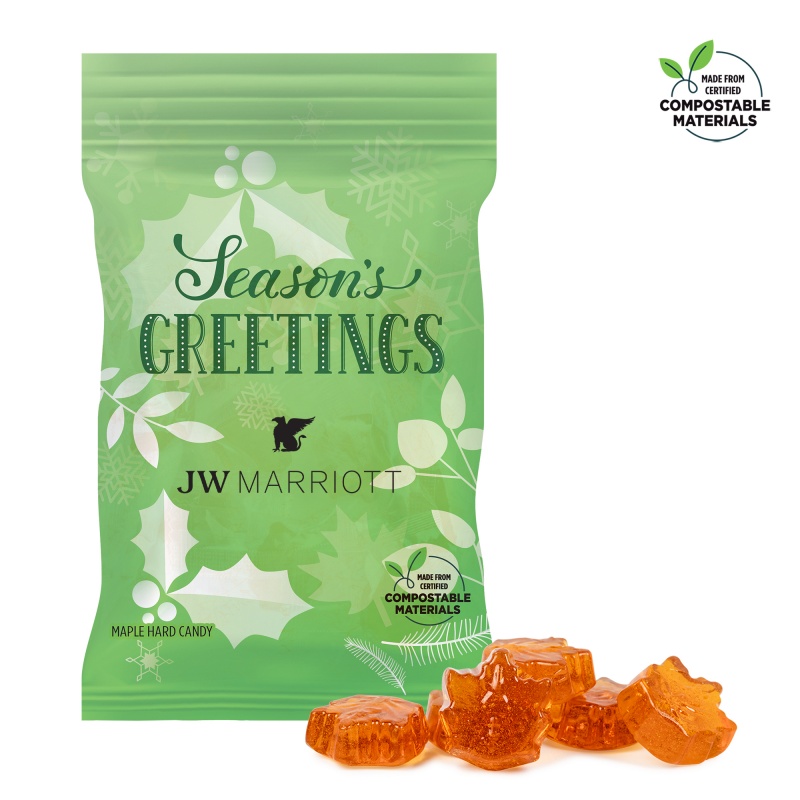 2 oz. ECO-Digibag, Compostable-Maple Flavored Candy 2