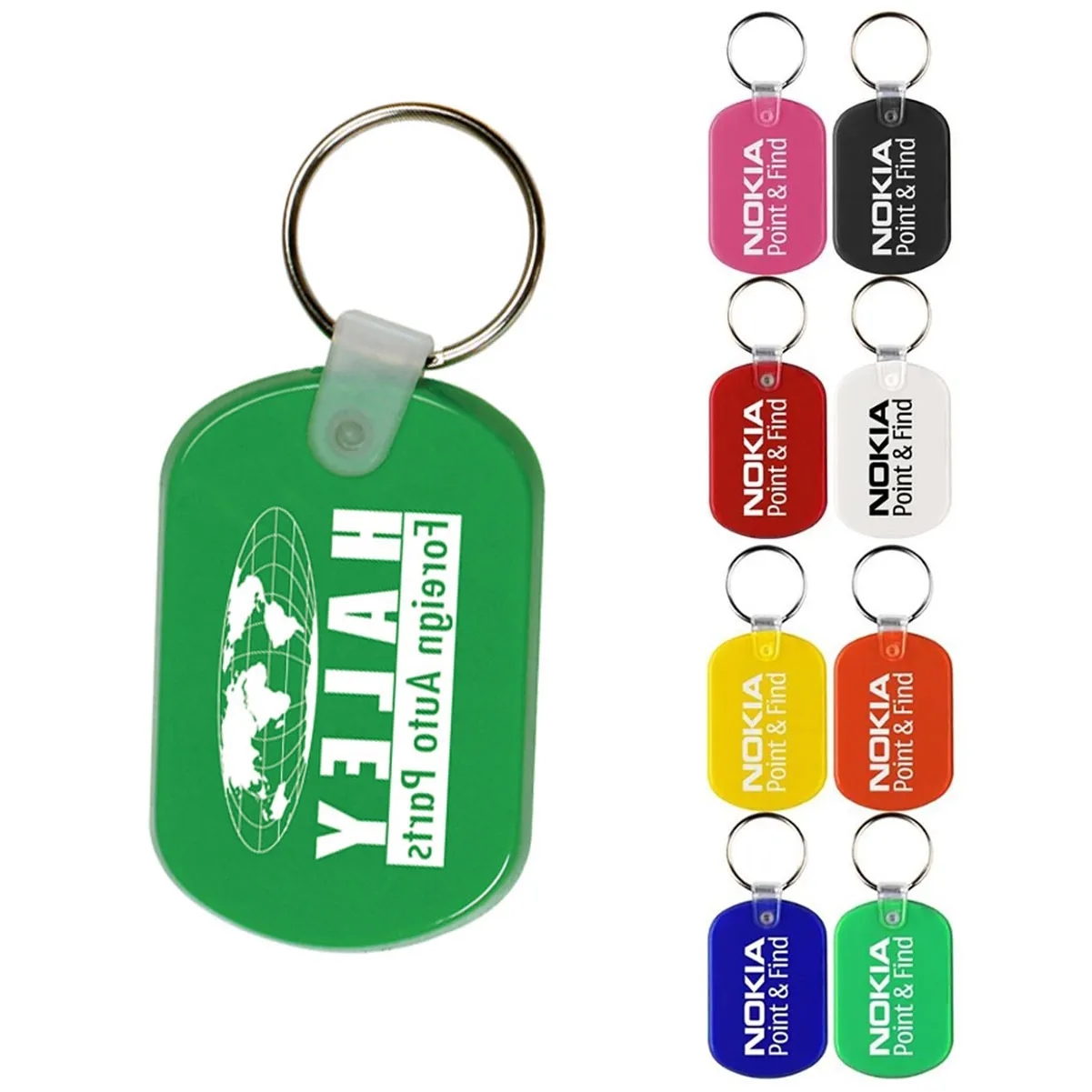 Oval Shape PVC Key Holder 1