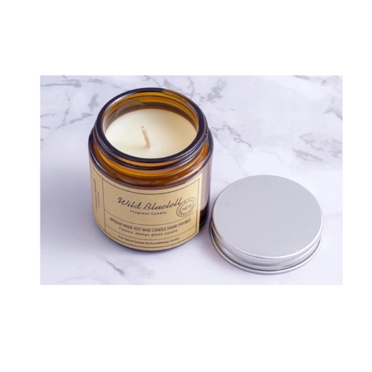 7 oz Scented Candle with Glass & Lid 2