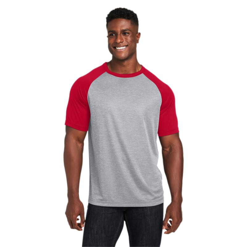 Team 365 Unisex Zone Colorblock Raglan T-Shirt 23