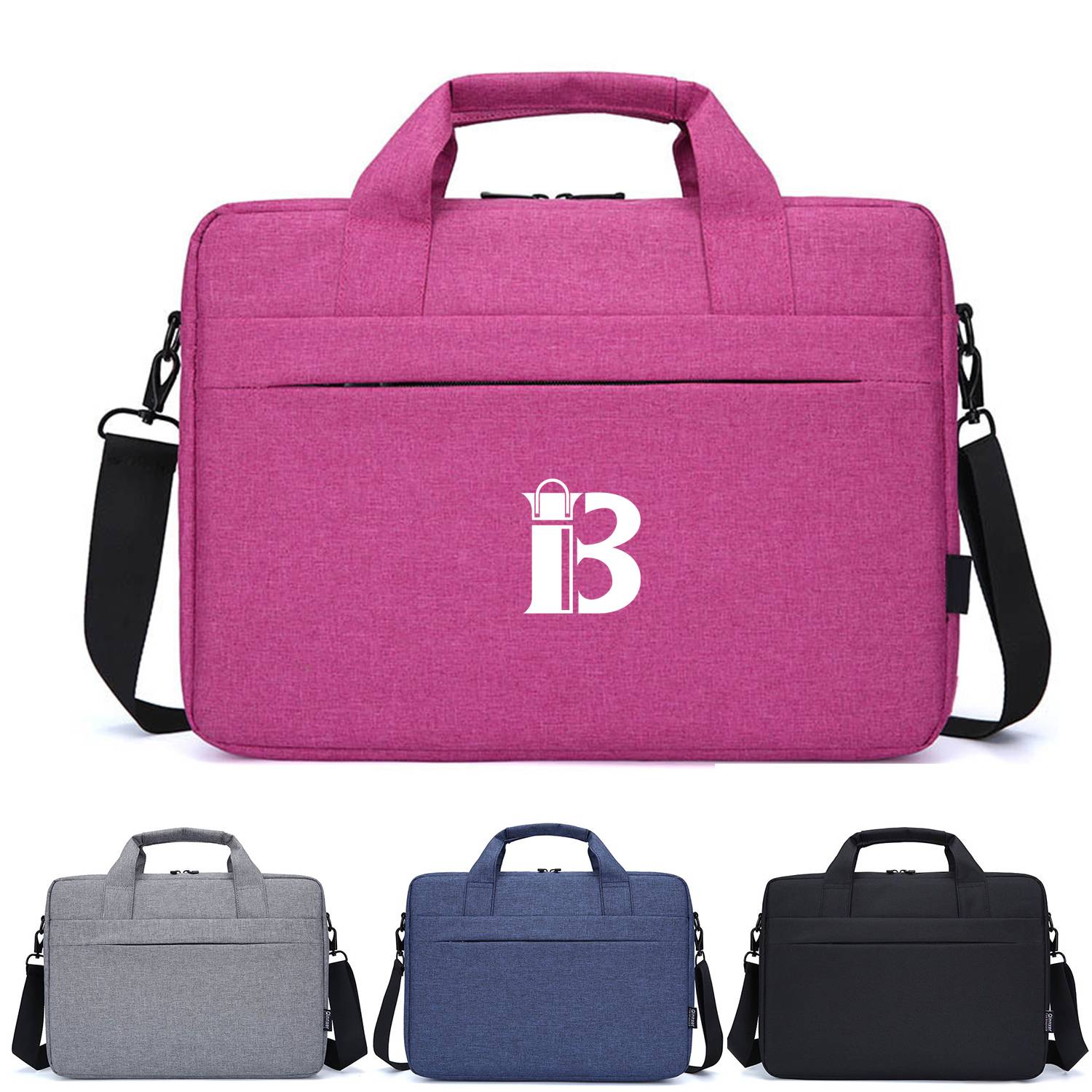 Polyester Laptop Handbag Crossbody Bag 5