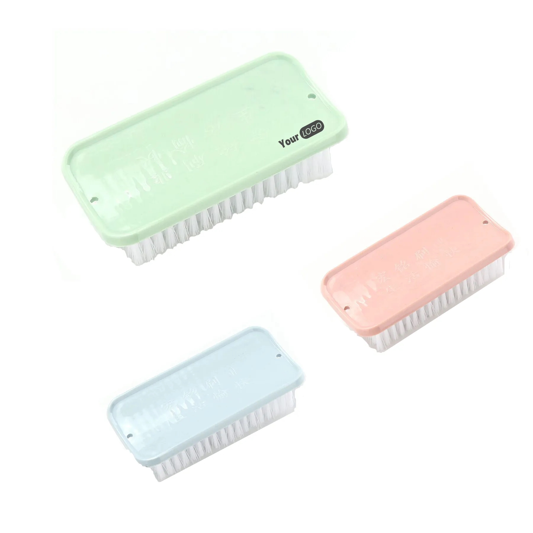 Plastic Soft Bristle Laundry Brush 2