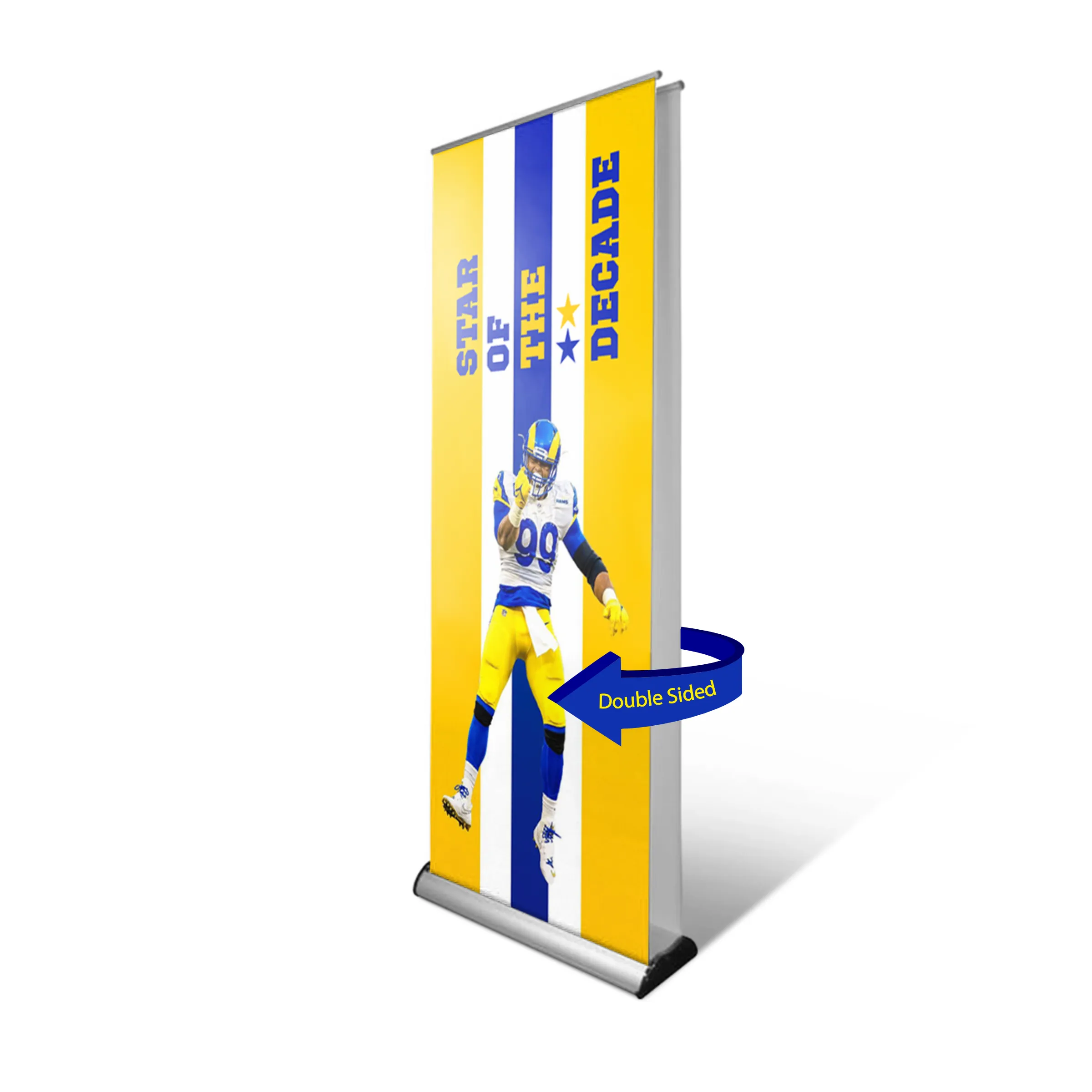 33.25"x78" Deluxe Double-Sided Retractable Banner Kit 8