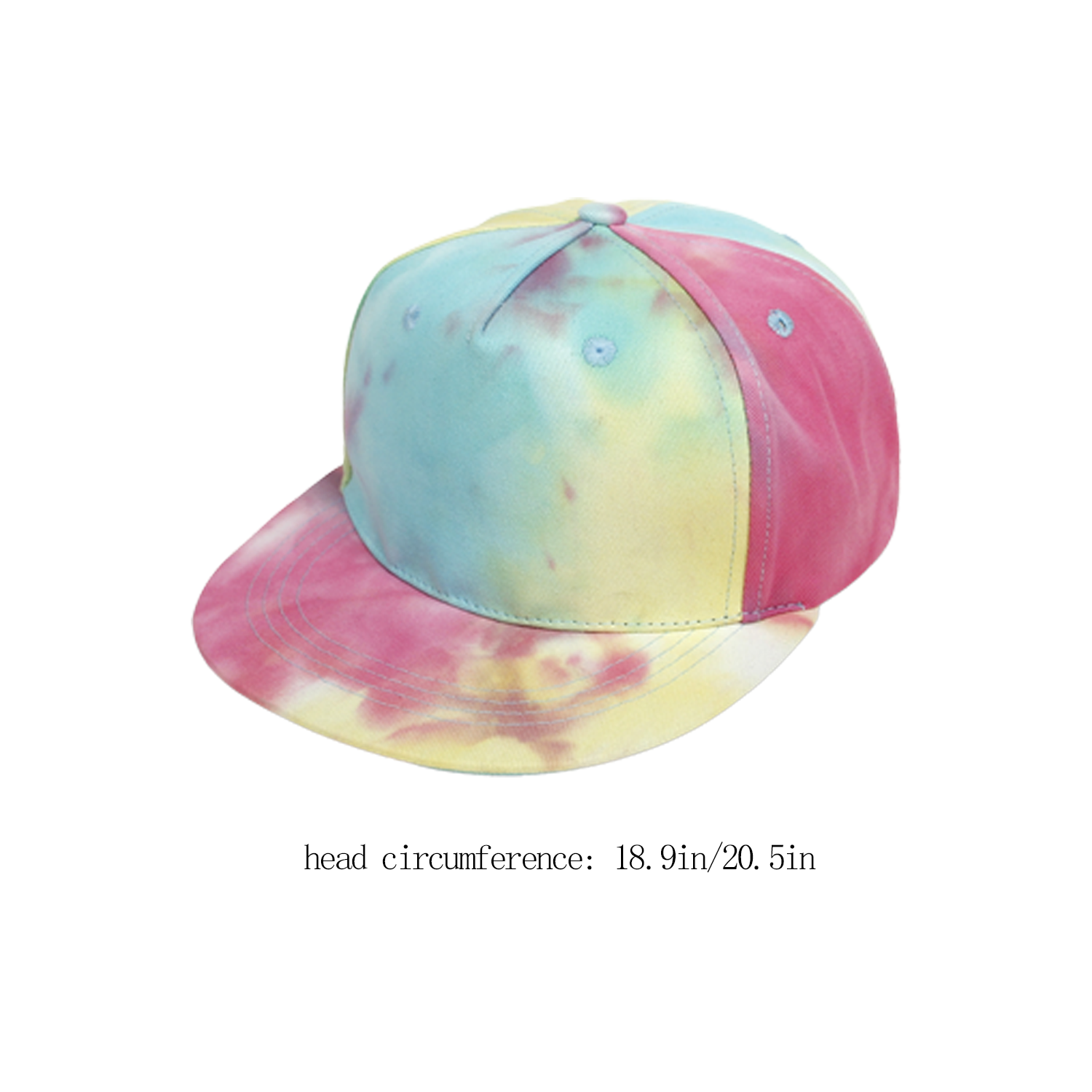 Toddler Tie-Dye Hip Hop Baseball Cap Flat Brim 12