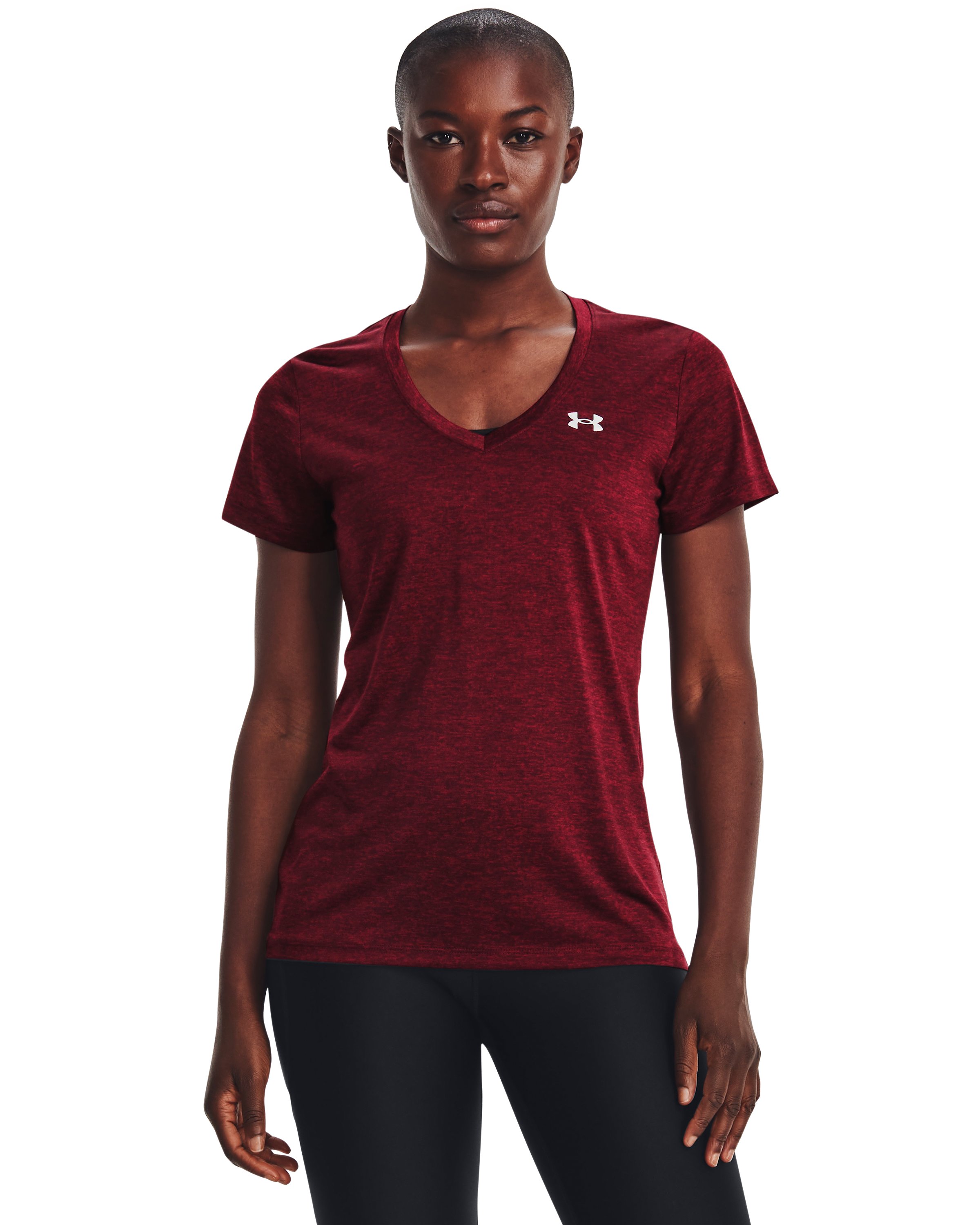 UA Tech Twist Women's V-Neck Short Sleeve 33