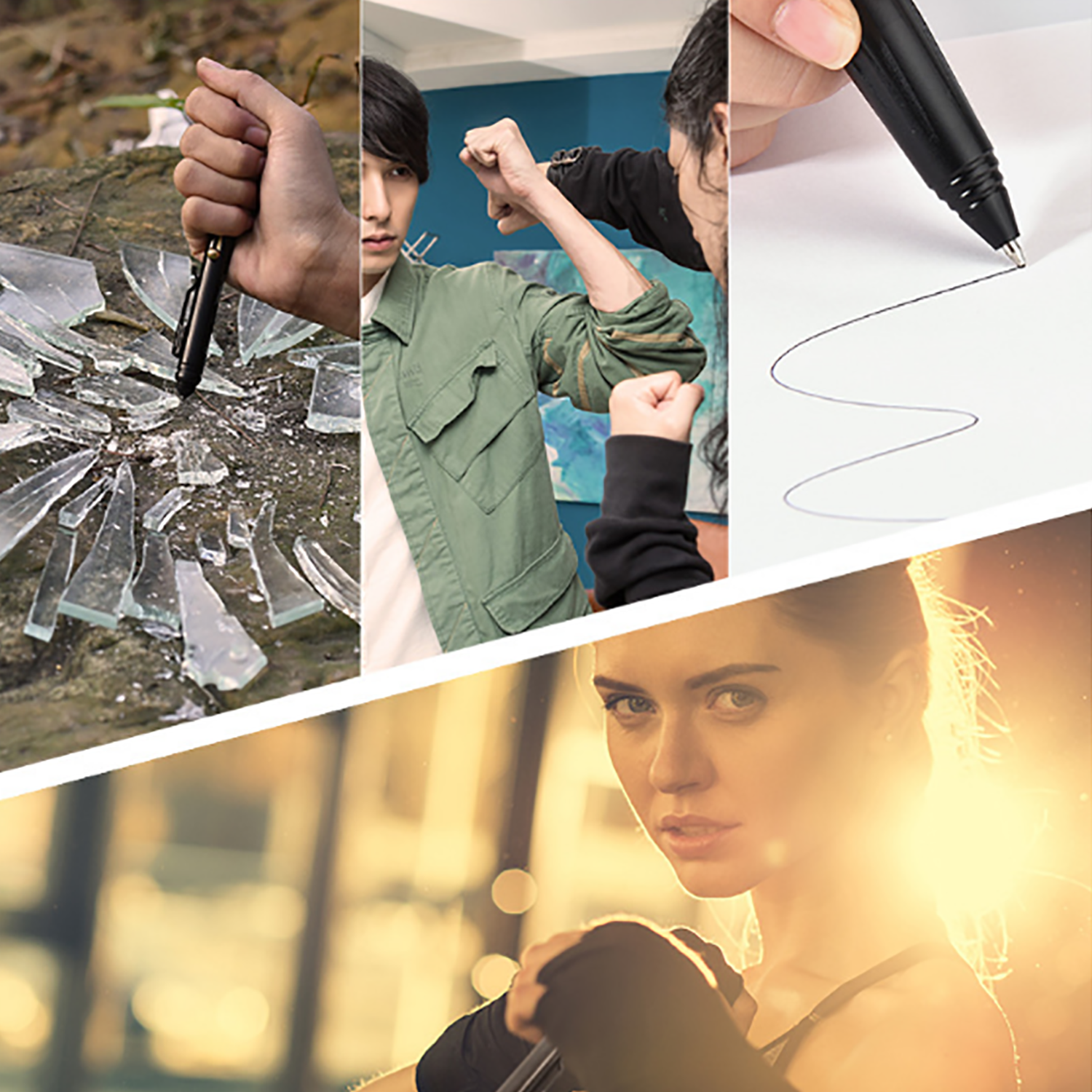 Women'S Self-Defense Metal Pen W/ Glass Breaker Tool 4