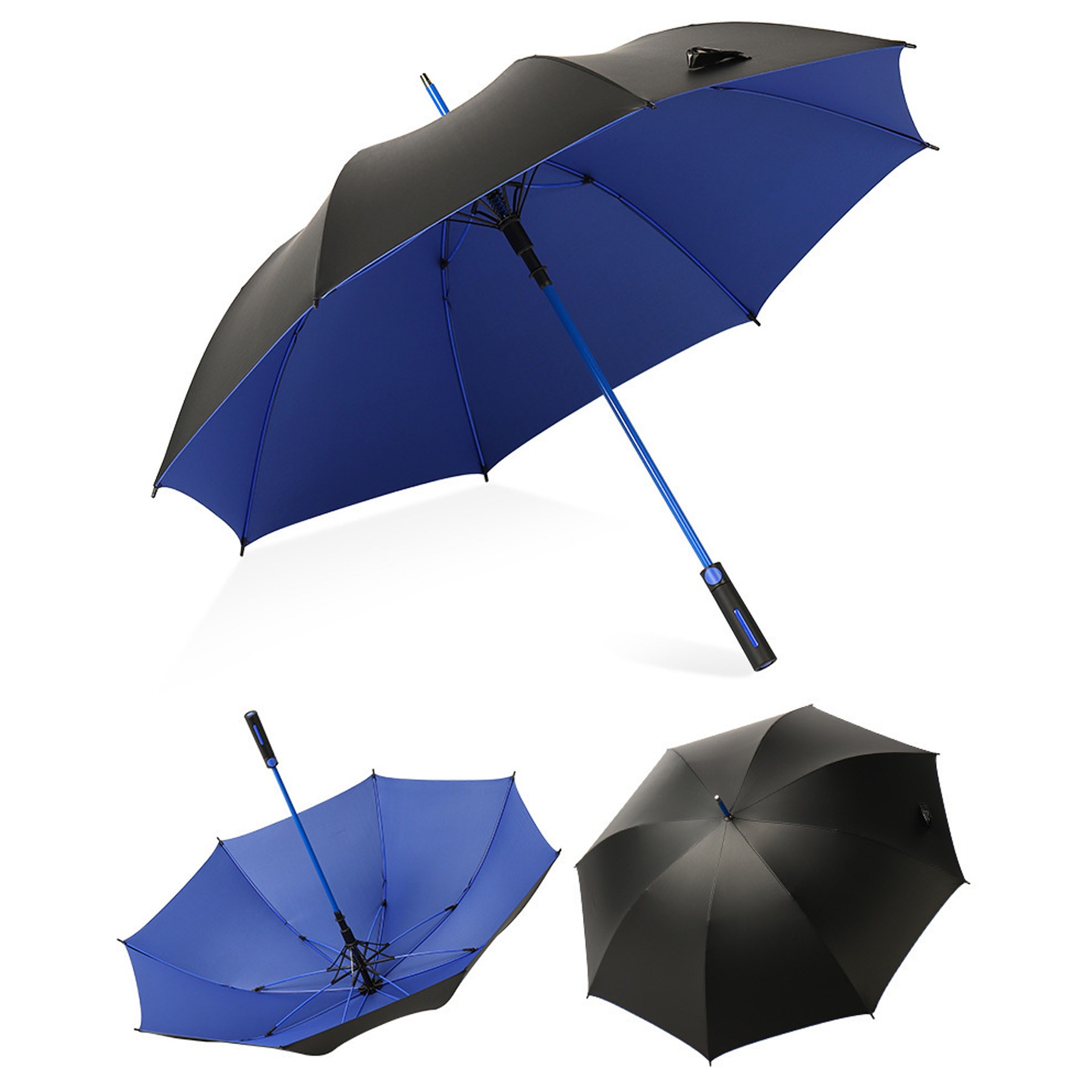 Black Tape Windproof Umbrella 4