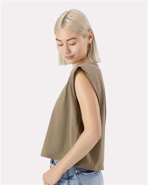 Women's Heavyweight Cotton Garment-Dyed Muscle Tee - 307GD 11