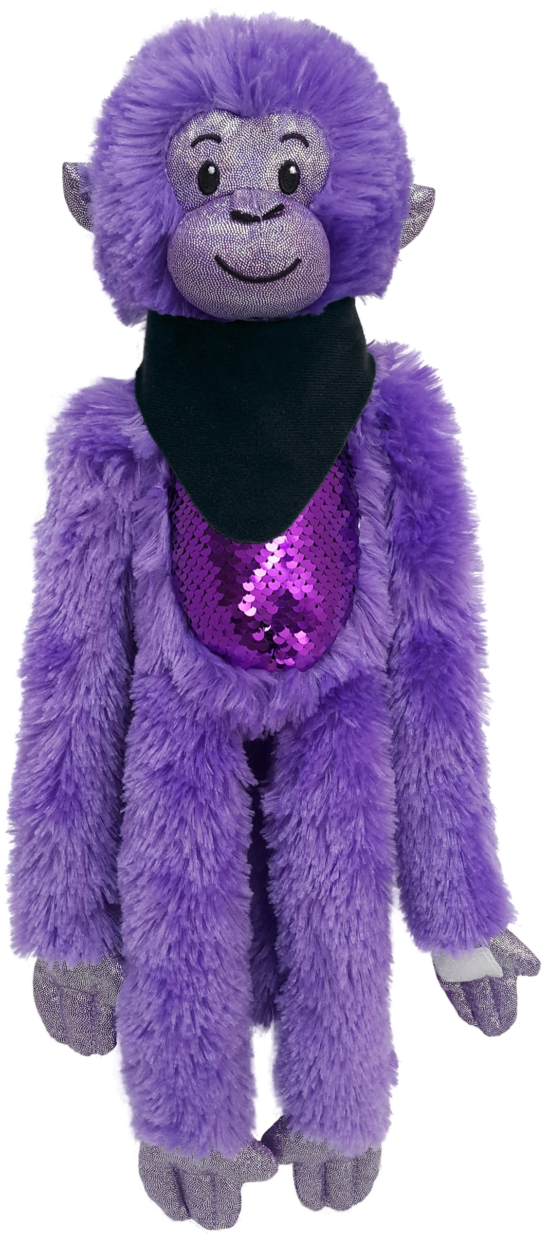 21" Purple Spider Monkey with Sequins 17