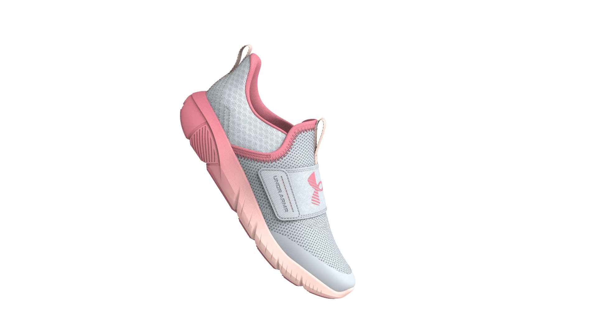 UA Flash Fade Girls' Pre-School Running Shoes 2