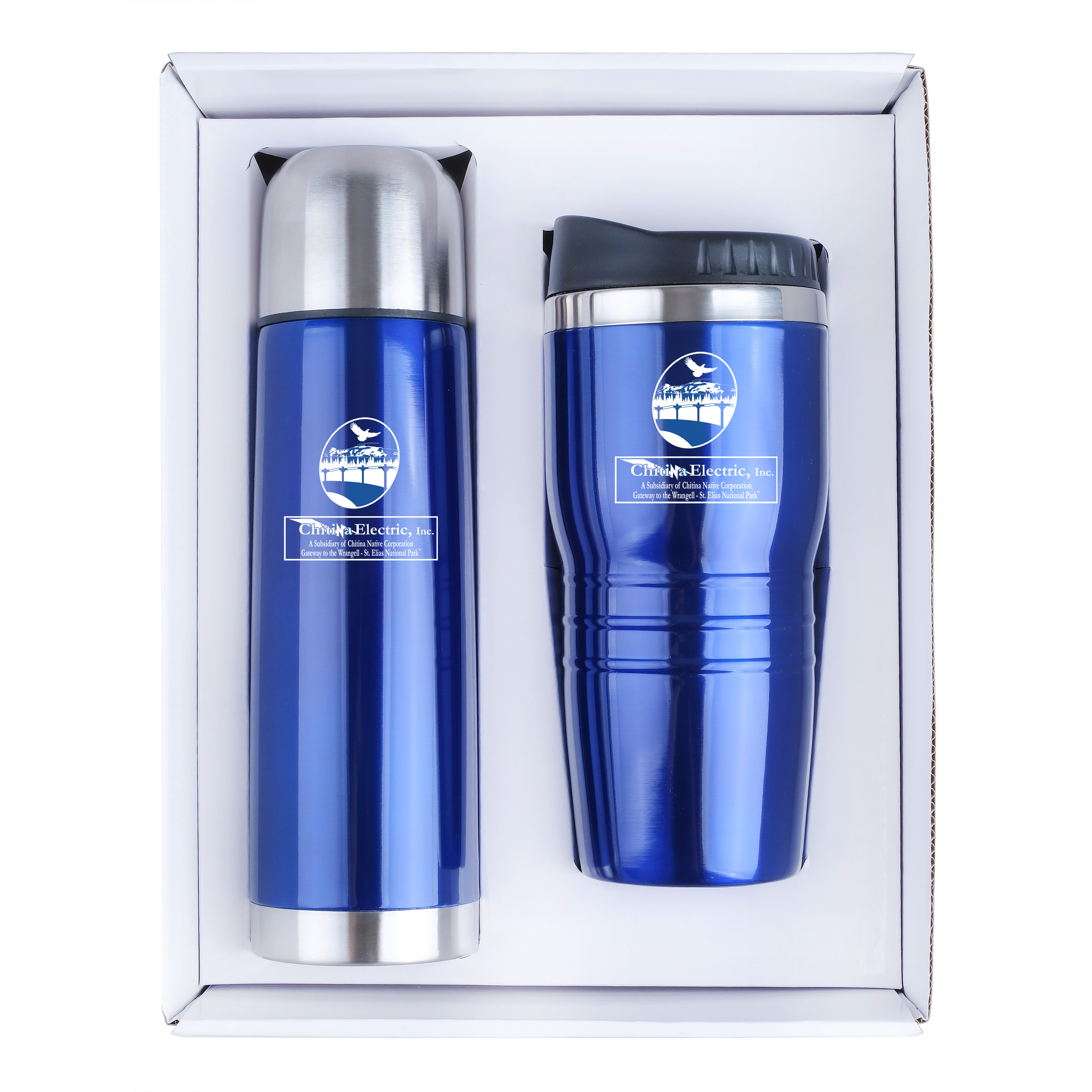 Stainless Steel Thermos & Tumbler Gift Set 6