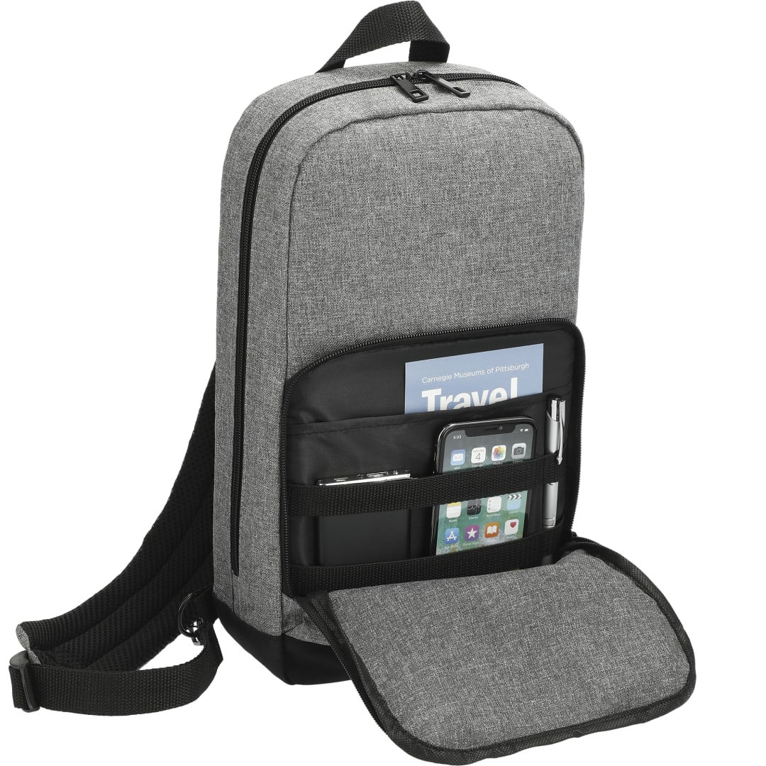 Graphite Deluxe Recycled Sling Backpack 9
