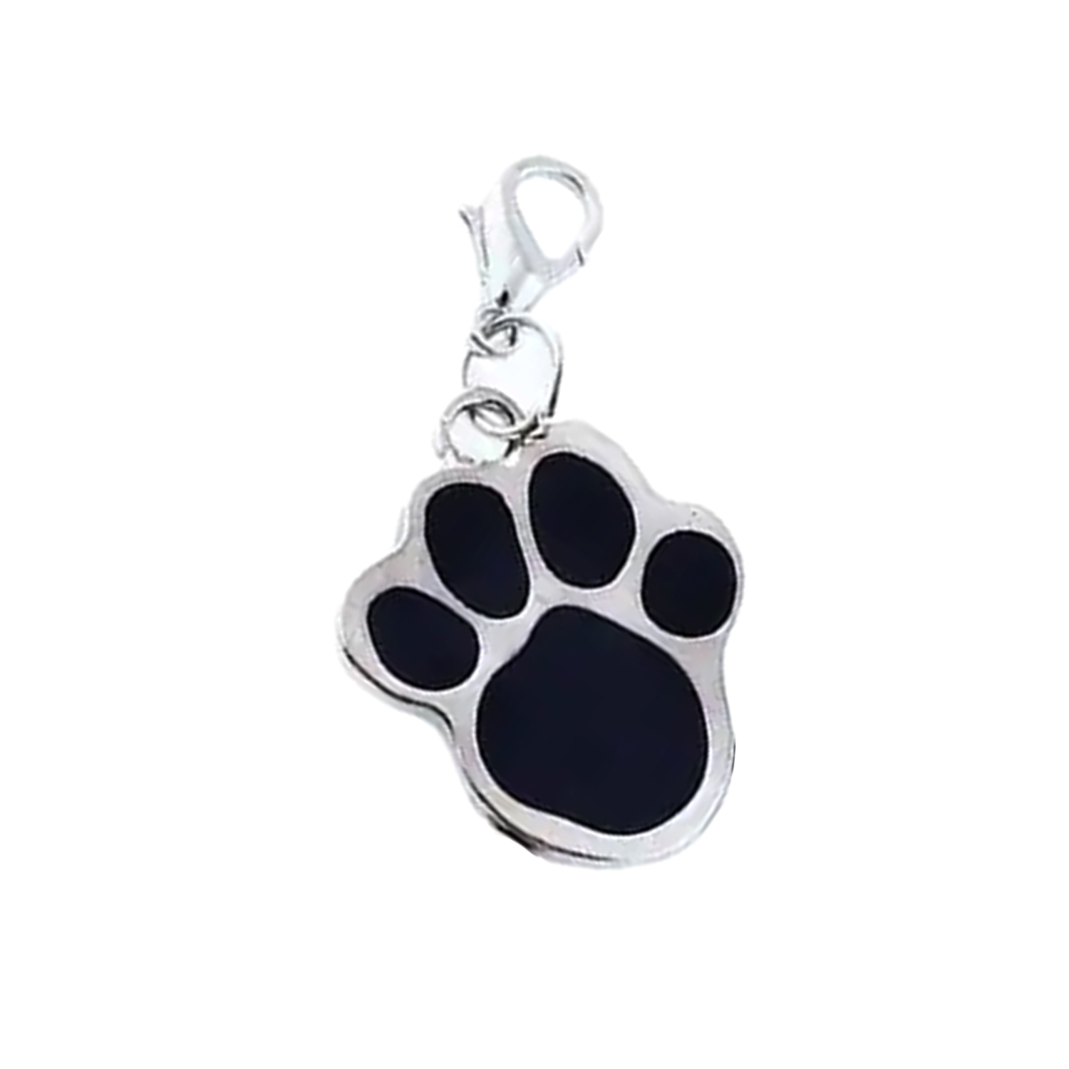 Paw Shaped Zinc Pet Tag 11