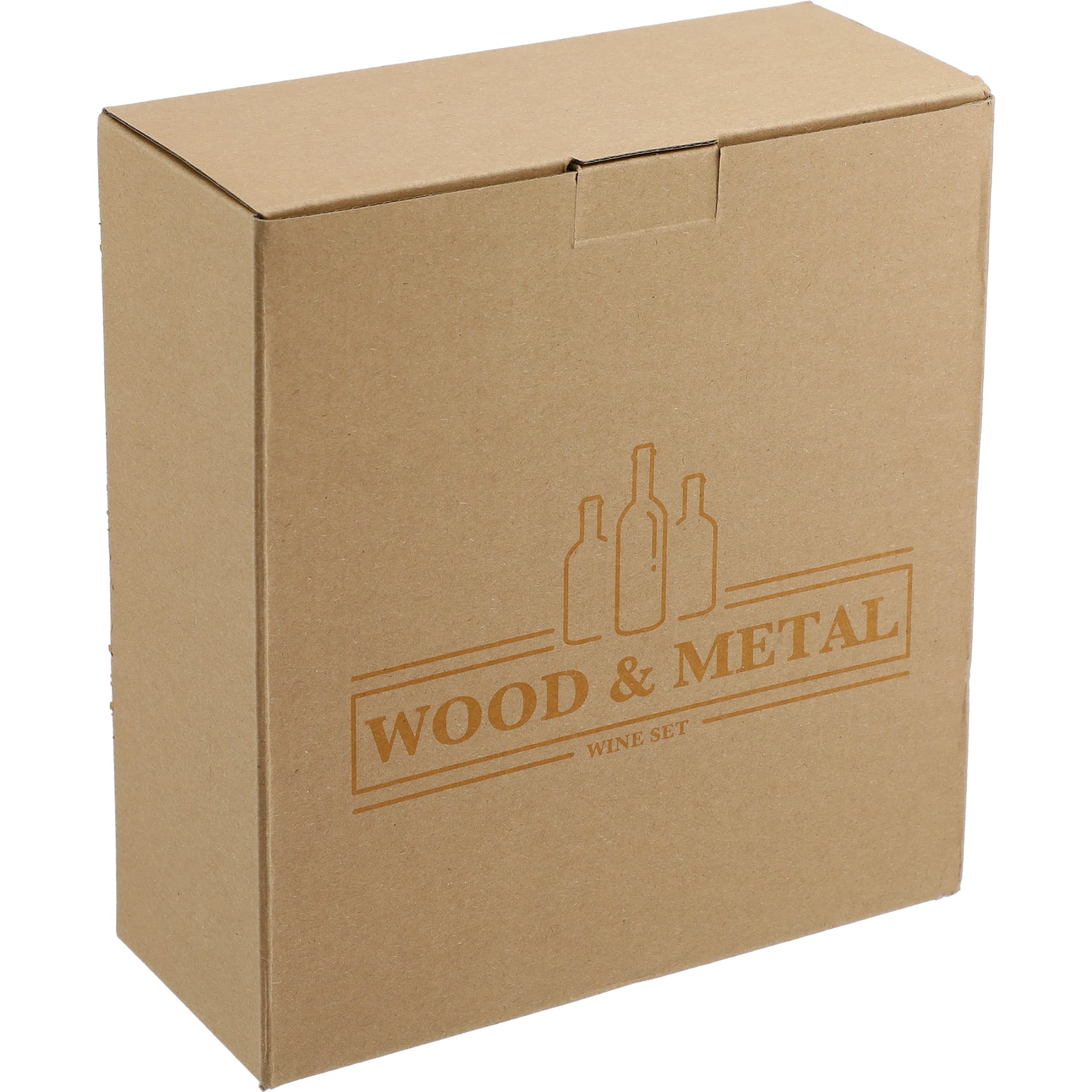 Graze Wood and Metal Wine Set 21