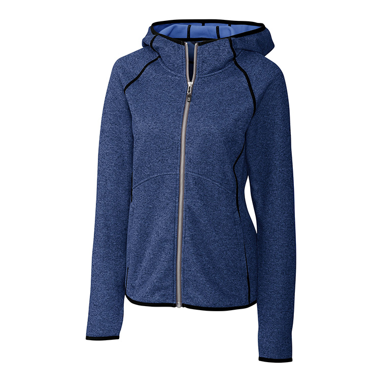 Cutter & Buck Ladies Sweater-Knit Hoodie Full Zip Jacket 3