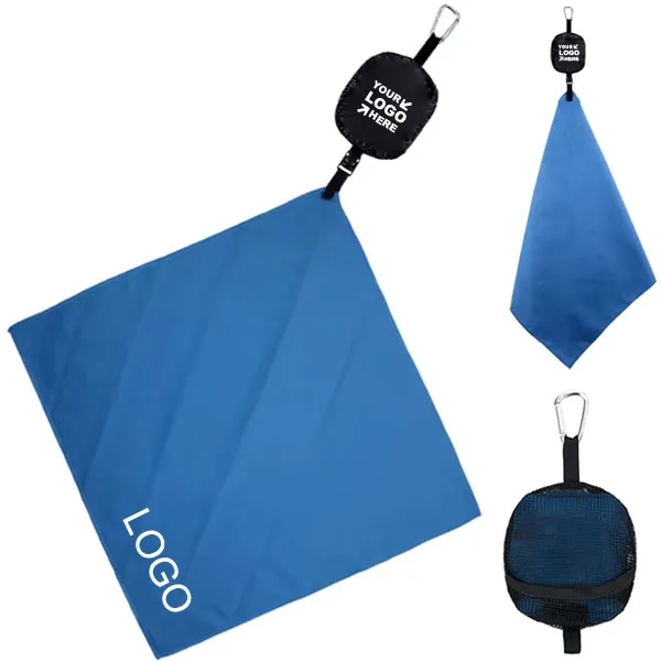 Microfiber Suede Towel With Mesh Bag 2