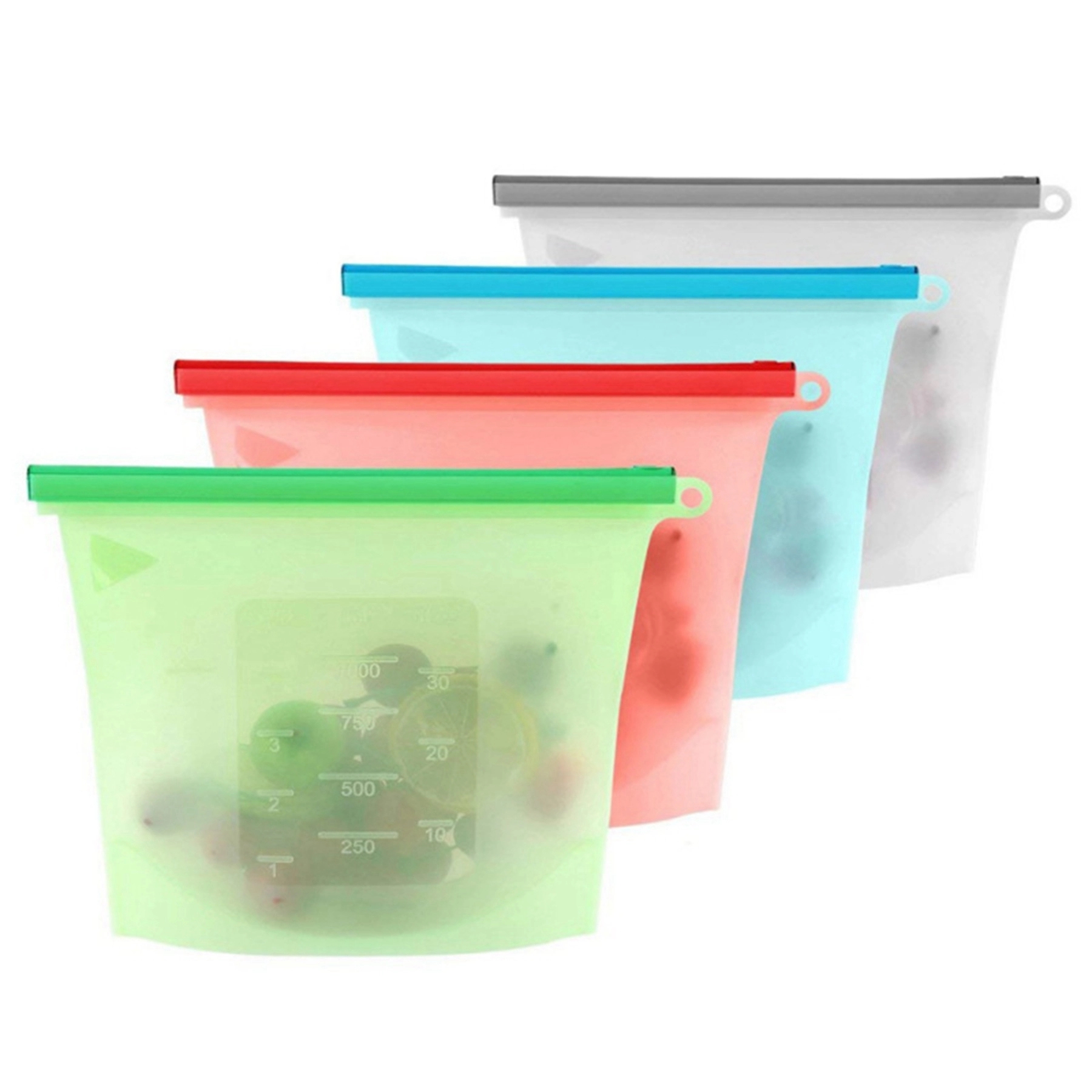 Waterproof Reusable Silicone Food Storage Bag 8