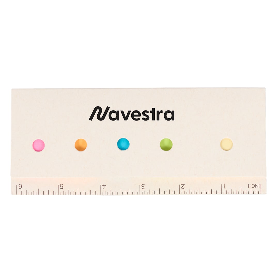 Recycled Milk Carton Sticky Notes & Ruler Pad 43