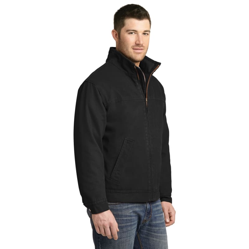 CornerStone Washed Duck Cloth Flannel-Lined Work Jacket. 8