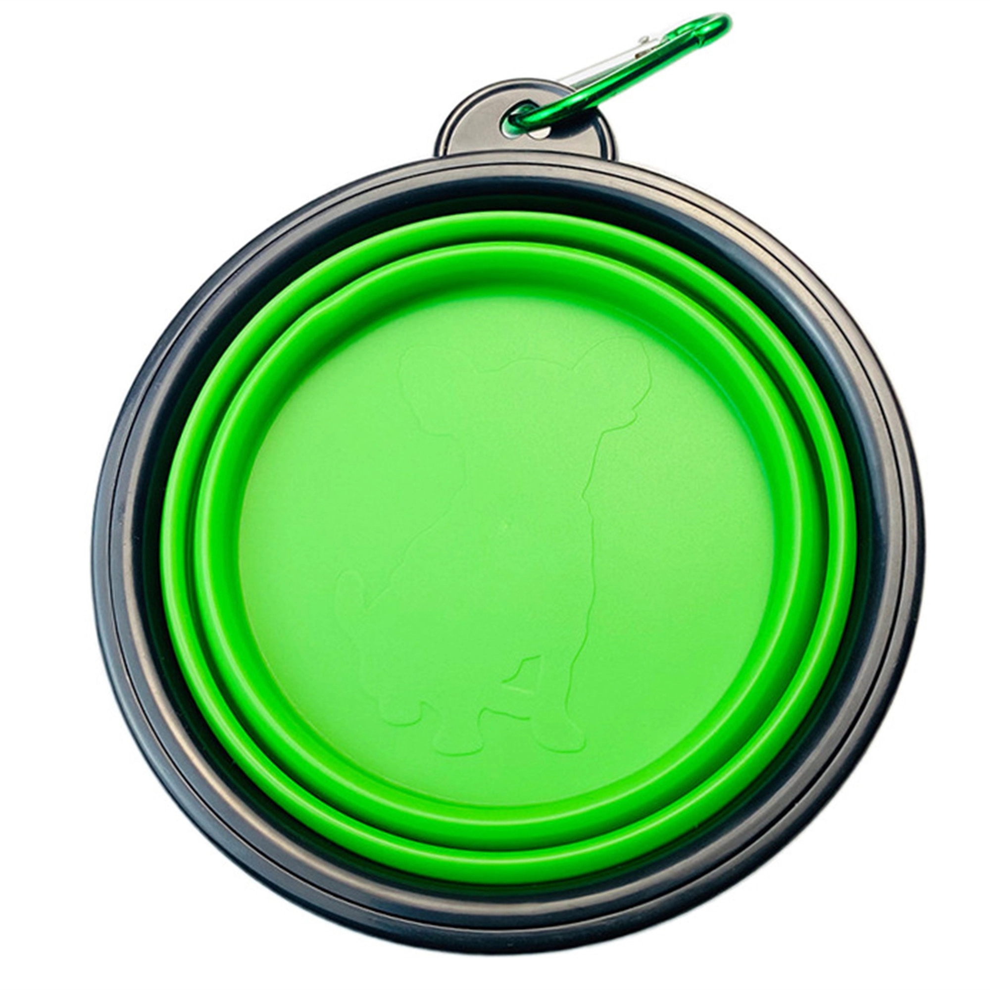 12oz Collapsible Dog Bowl with Carabiner 4
