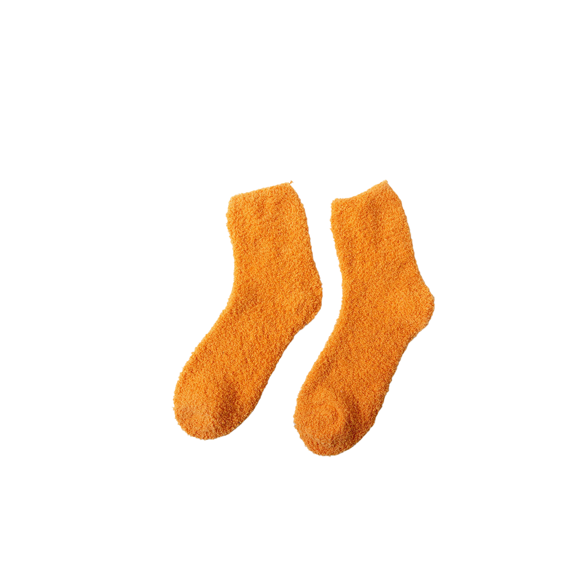 Coral Fleece Christmas Fuzzy Sock Medium Tube 9