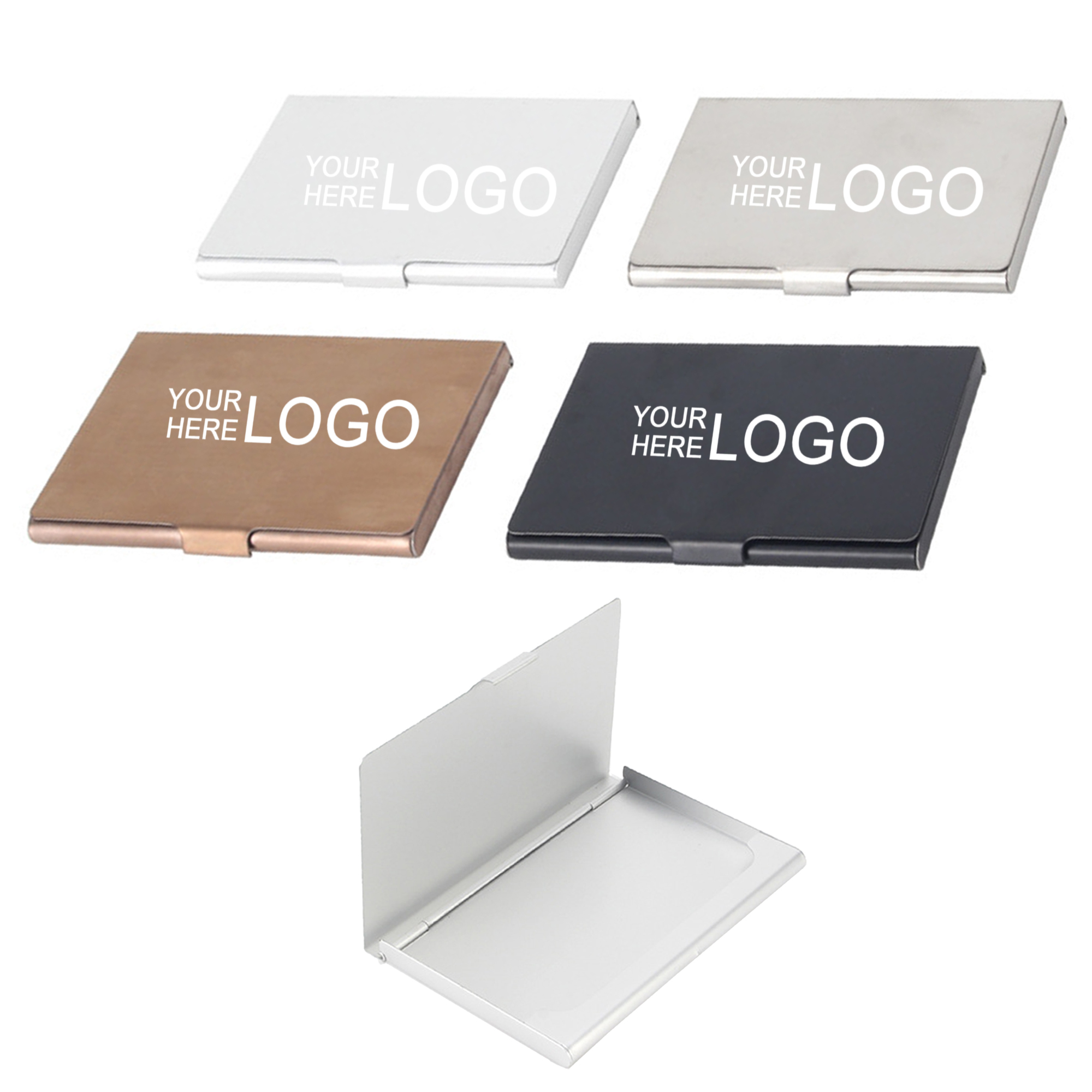 Engraved Stainless Steel Business Card Holder 2