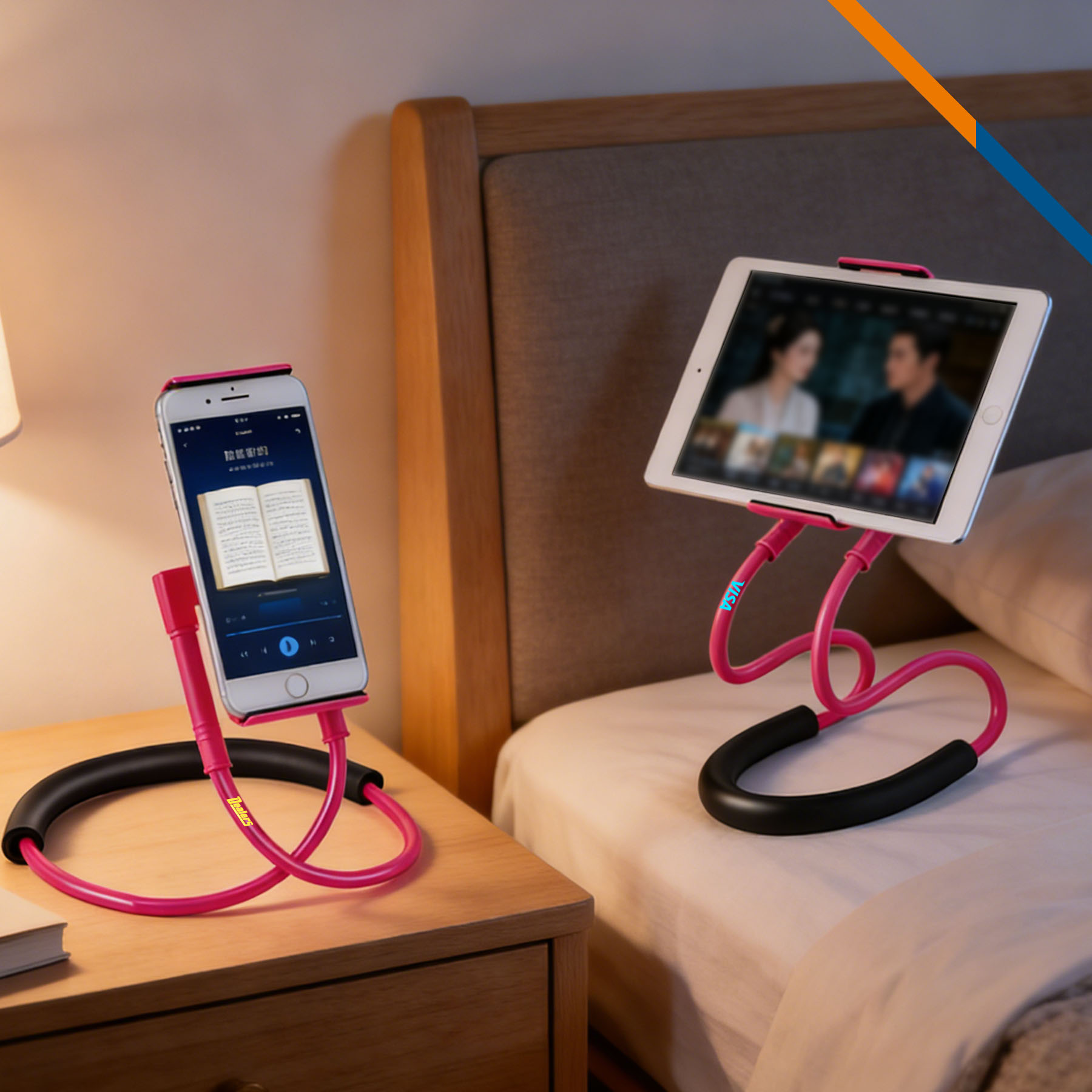 Stehold 2in1 Adjustable Neck Phone Holder 22