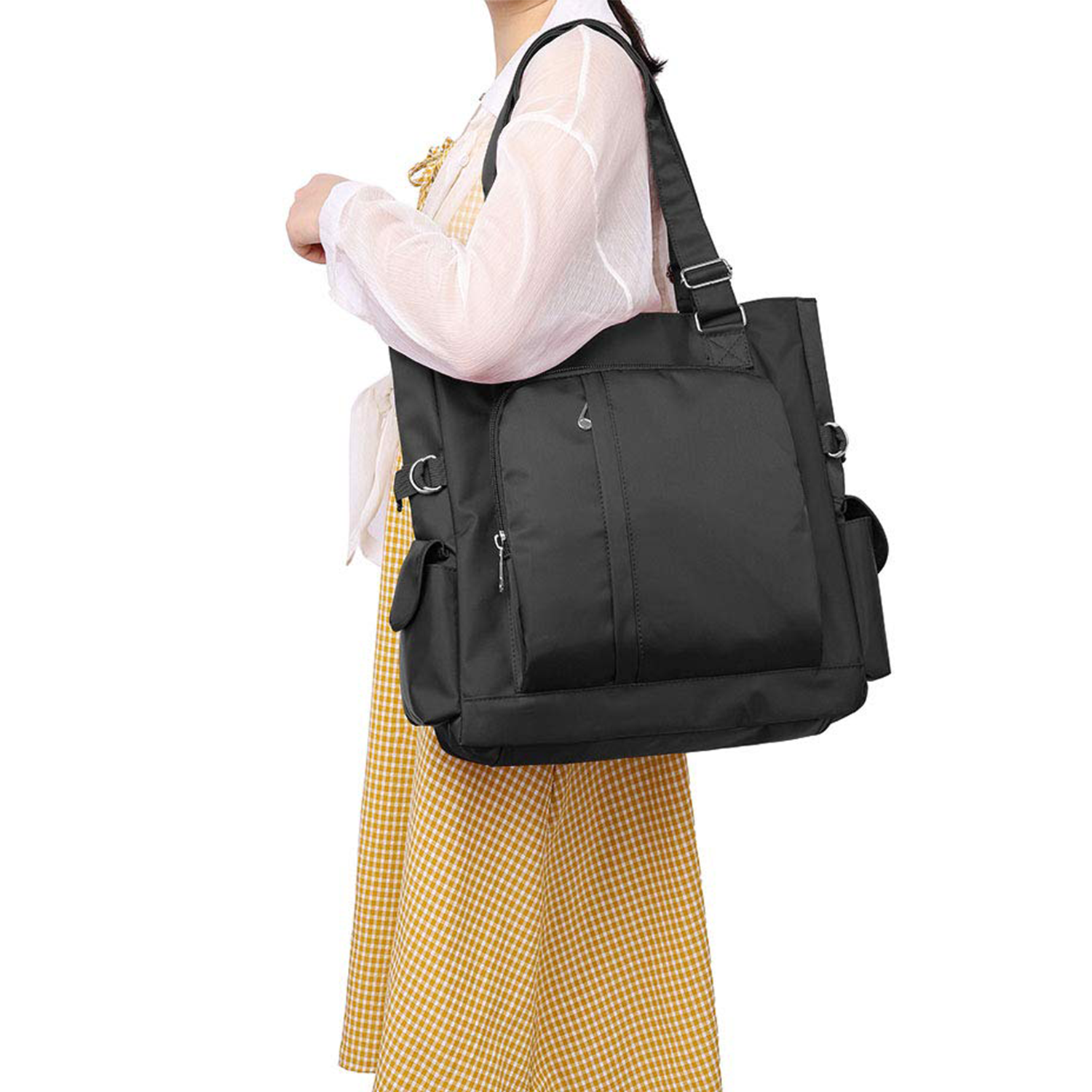 Nylon Multi Pocket Shoulder Bags 5