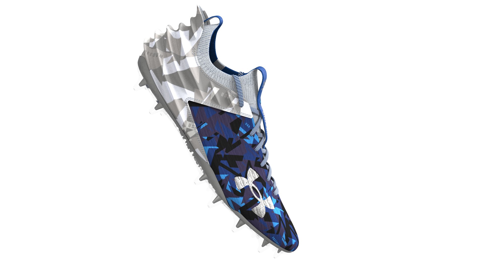 UA Blur Smoke 2.0 MC LE USA Men's Football Cleats 2
