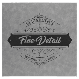 14" X 14" Laserable Leatherette Wall Decor With Sawtooth Hanger 2
