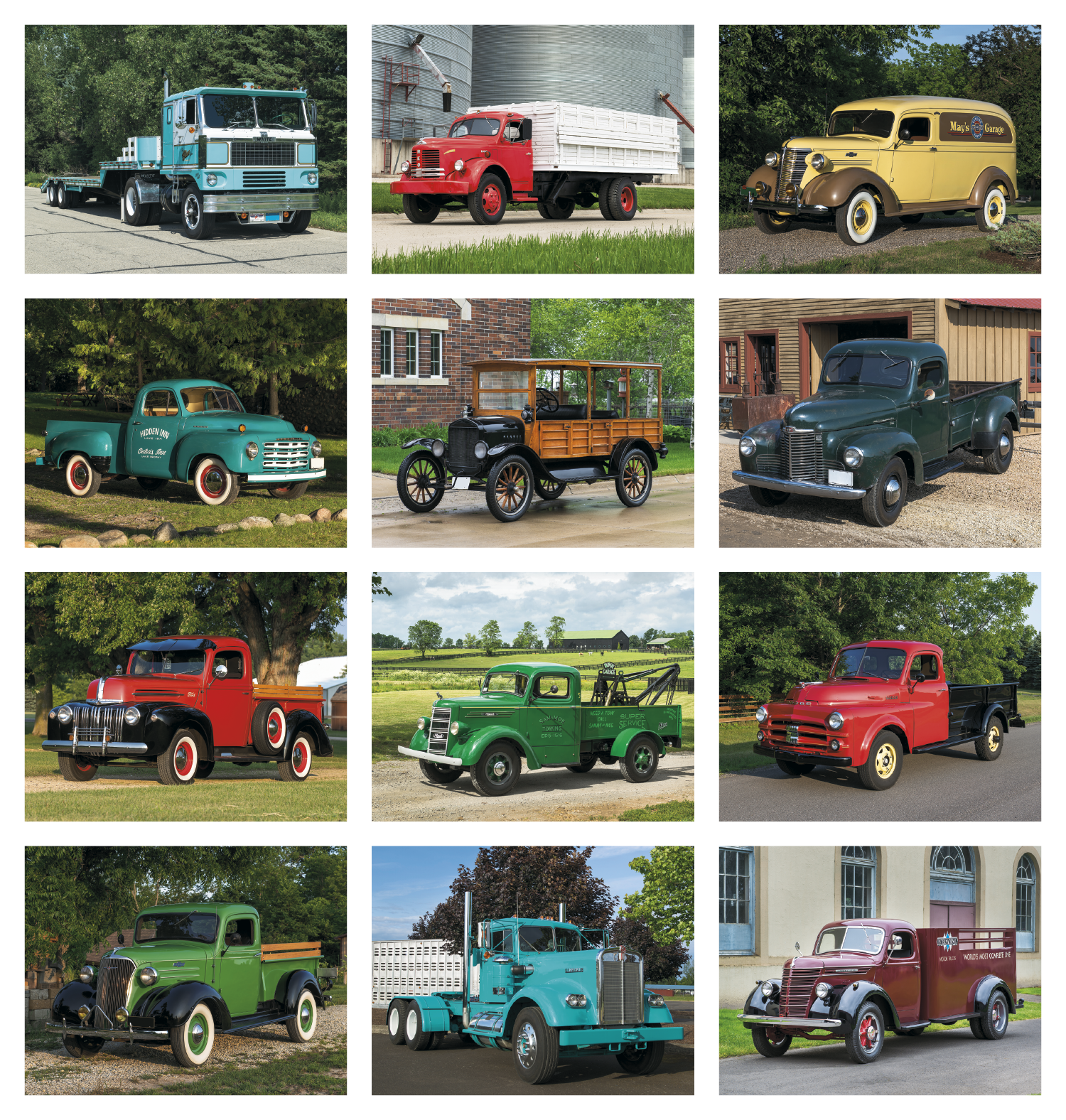 HotLine® Products Classic Trucks Appointment Calendar - Spiral 8