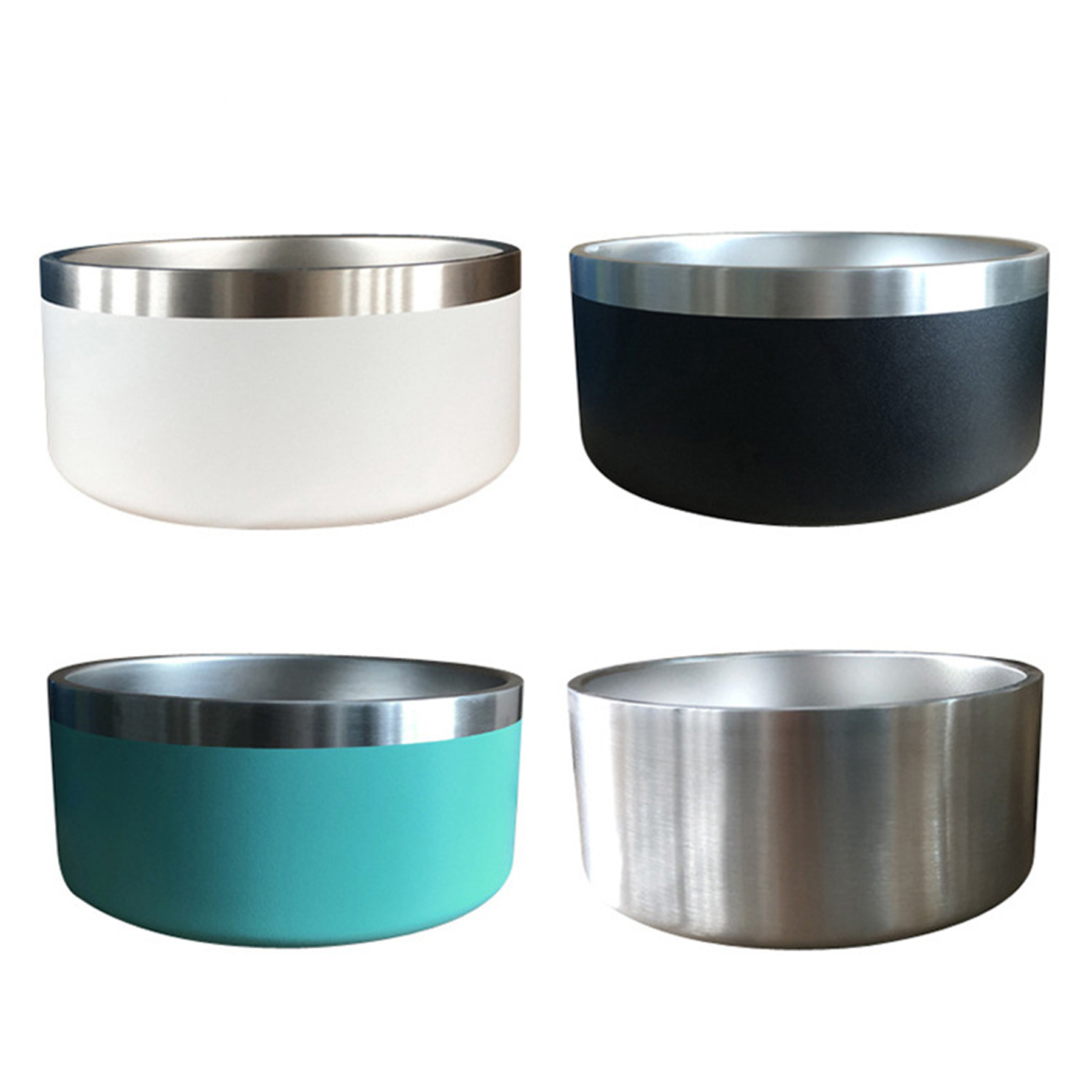 Non Slip Stainless Steel Dog Bowls 4