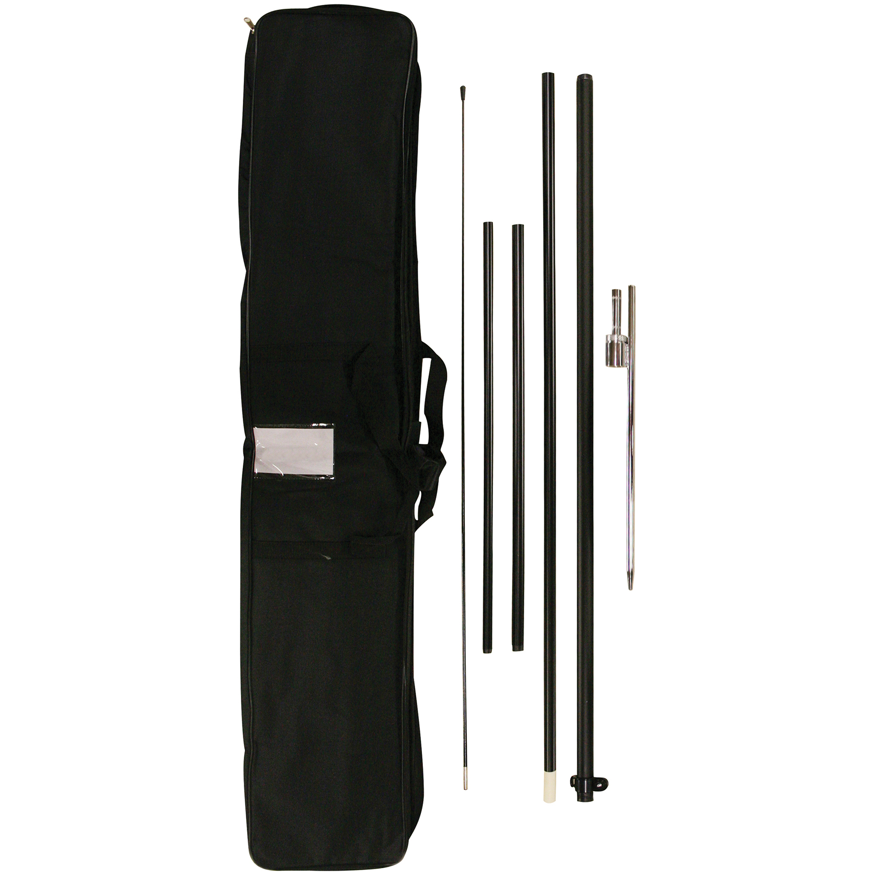 12' Single Reverse Portable Half Drop Banner w/ Hardware Set 12