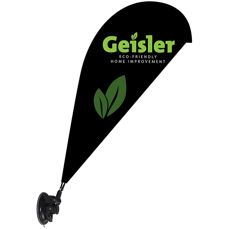 Mini Teardrop Banner with Premium Suction Cup 2