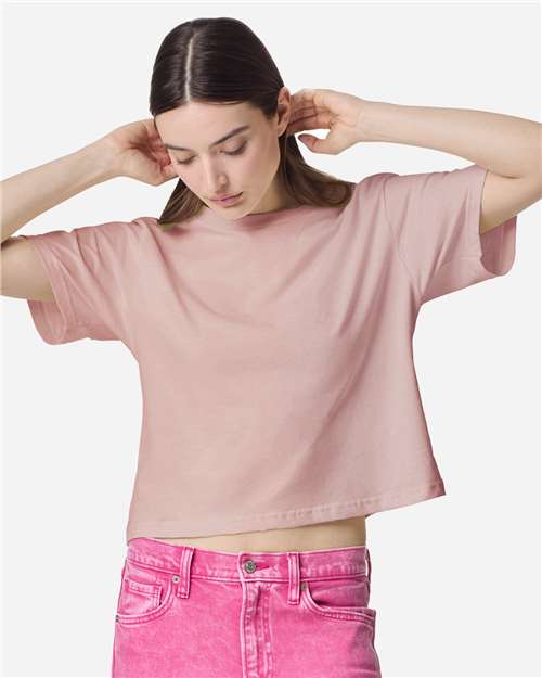 Women's Fine Jersey Mid-Length Boxy Tee - 102 6