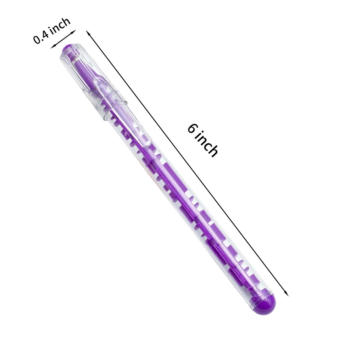 Maze Game Pen Transparent Barrel 6 Inch 8