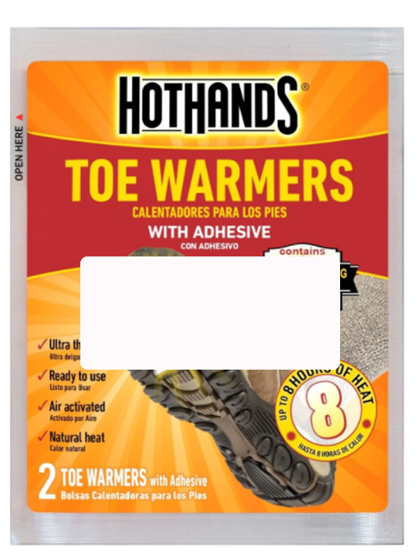 Toe Warmers with Custom Label 7